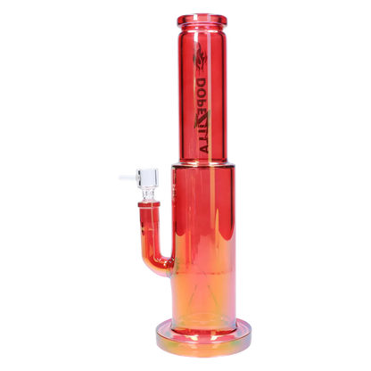 Dopezilla Each Dopezilla Elemental Dragon Straight Tube Water Pipe 13 in. Red Accessories