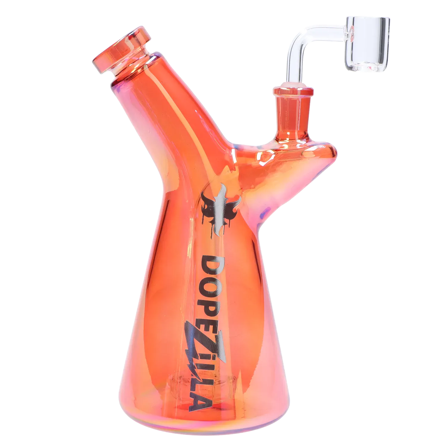 Dopezilla Each Dopezilla Elemental Phoenix Dab Rig 7 in. Orange Accessories