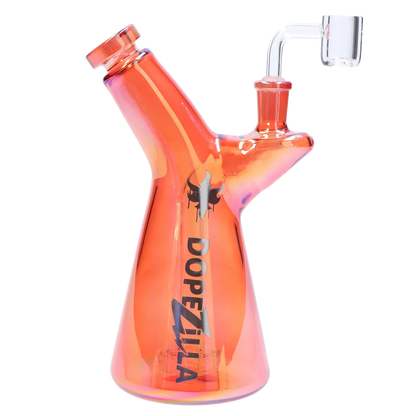Dopezilla Each Dopezilla Elemental Phoenix Dab Rig 7 in. Orange Accessories