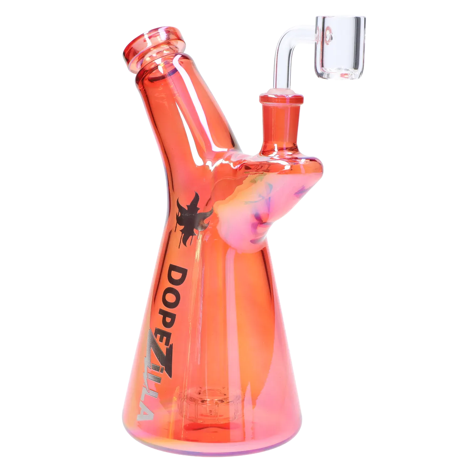 Dopezilla Each Dopezilla Elemental Phoenix Dab Rig 7 in. Orange Accessories