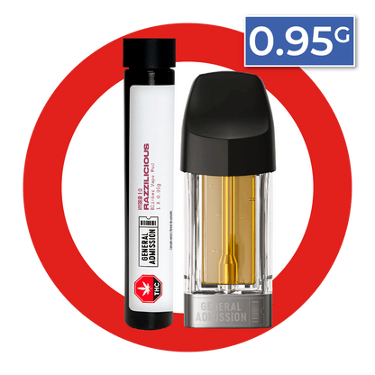 General Admission Razzilicious Blinker Vape 0.95g: Lowest Price | Canna Cabana General Admission Razzilicious Blinker Vape 0.95g: Lowest Price | Canna Cabana