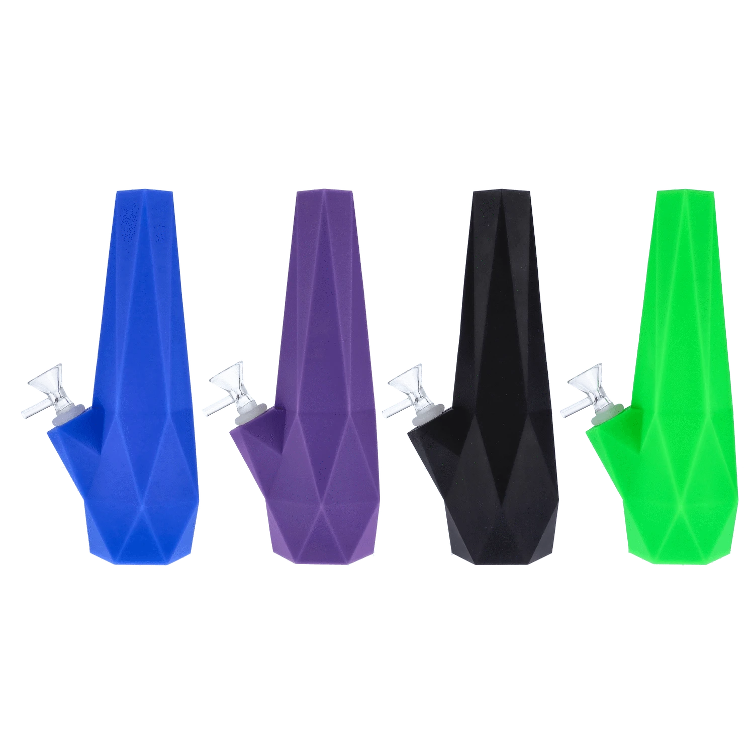 Valiant Each Valiant VLT Diamond Silicone Water Pipe - 10in Storage