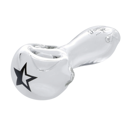 Famous X Each Famous X Spoon Pipe - Clear - 4in | Canna Cabana Handpipes