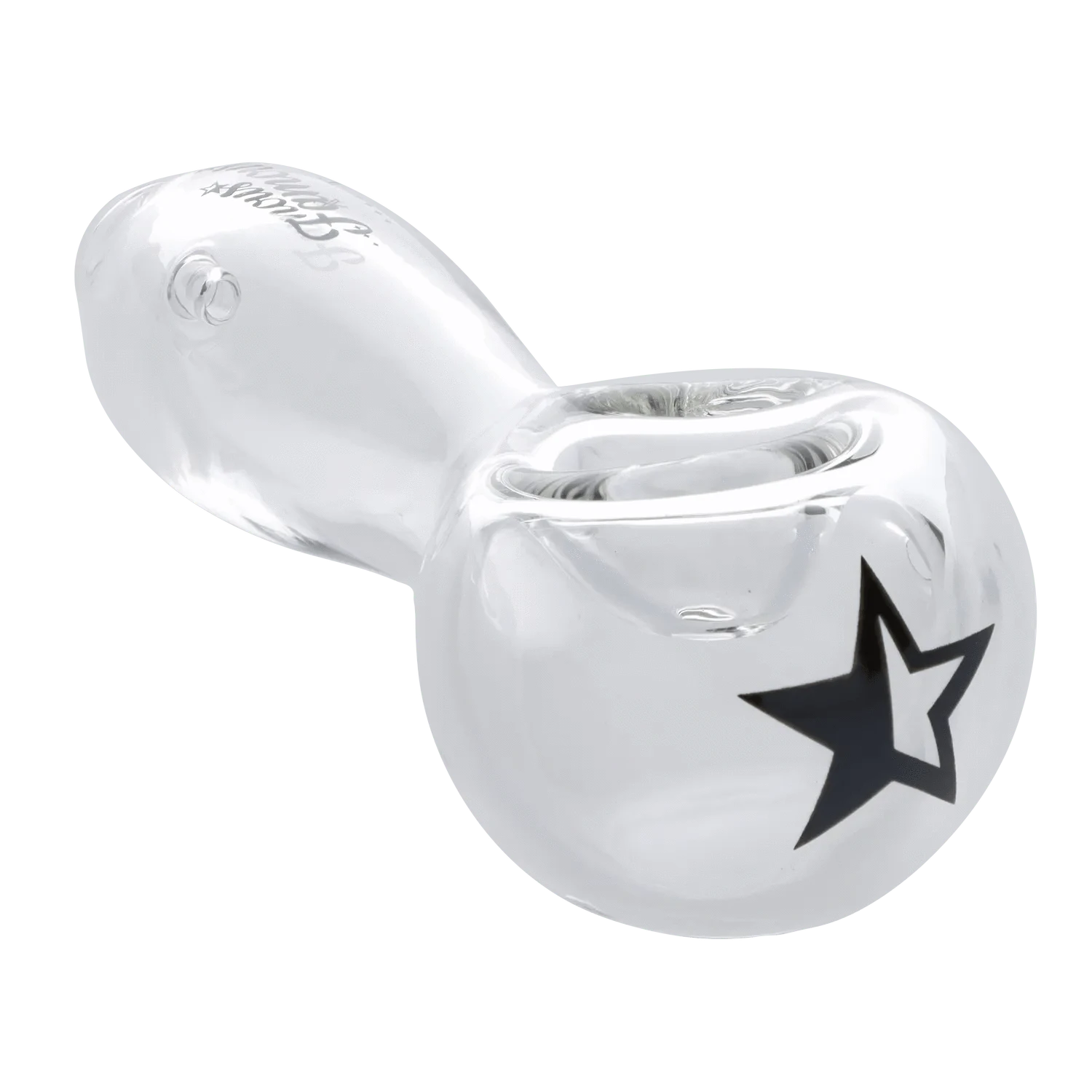 Famous X Each Famous X Spoon Pipe - Clear - 4in | Canna Cabana Handpipes