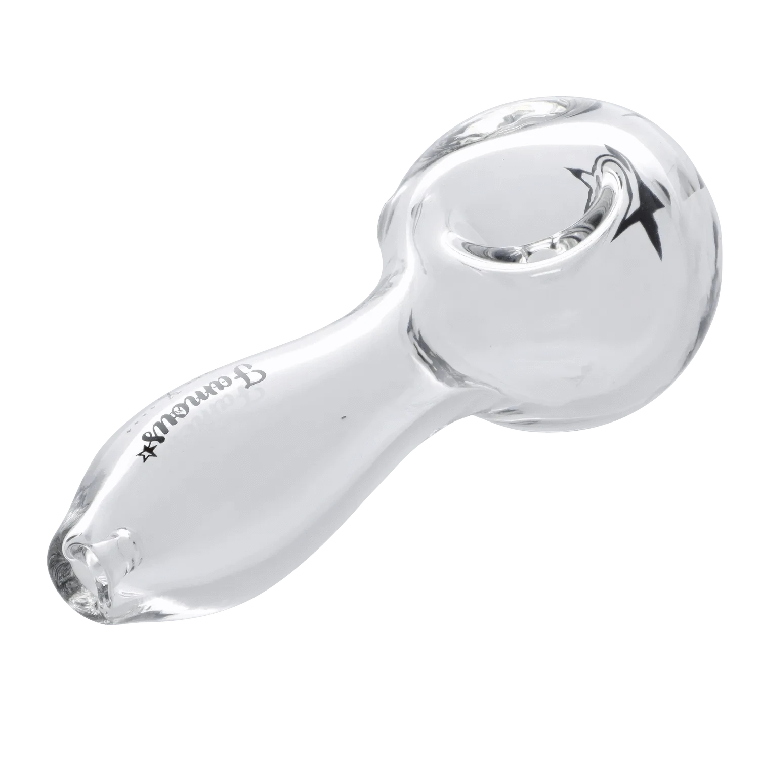 Famous X Each Famous X Spoon Pipe - Clear - 4in | Canna Cabana Handpipes