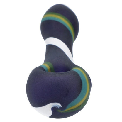 Valiant Each Valiant Peak A Boo Glass Pipe Yellow Strip 4.5 Handpipes