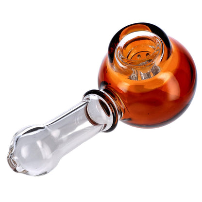 Valiant Each Valiant Cauldron Glass Pipe - Amber | Canna Cabana Handpipes