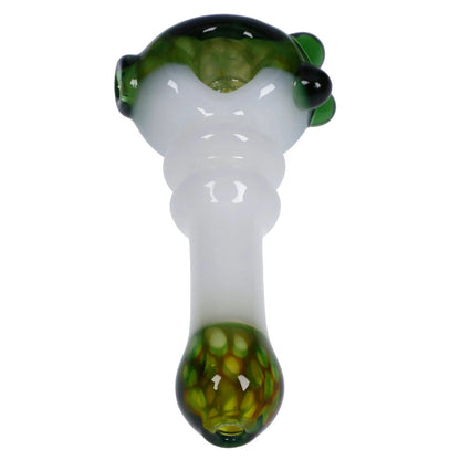 Valiant Each Valiant Wonderland Glass Pipe White & Green 4.5 Handpipes
