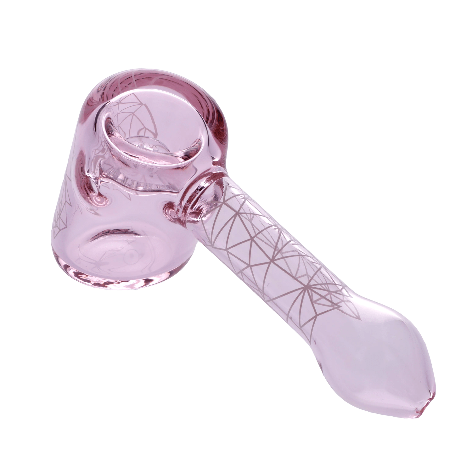 Famous Design Each Famous Design Space Hammer Pipe-Pink-5 in. Handpipes