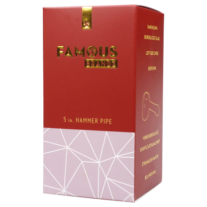 Famous Design Each Famous Design Space Hammer Pipe - Pink 5 | Canna Cabana Handpipes