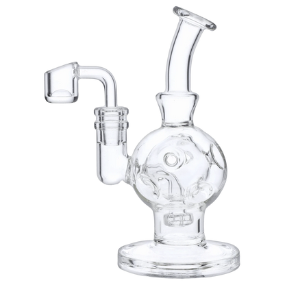 Valiant EACH Valiant VLT Bubbler Rig 7" Clear Quartz Water Pipe Accessories