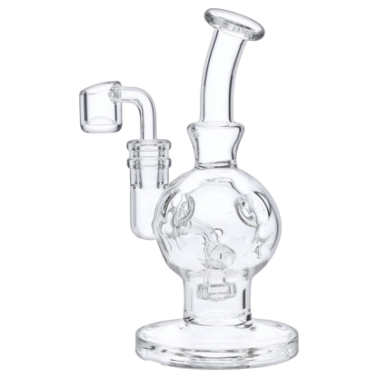 Valiant EACH Valiant VLT Bubbler Rig 7" Clear Quartz Water Pipe Accessories