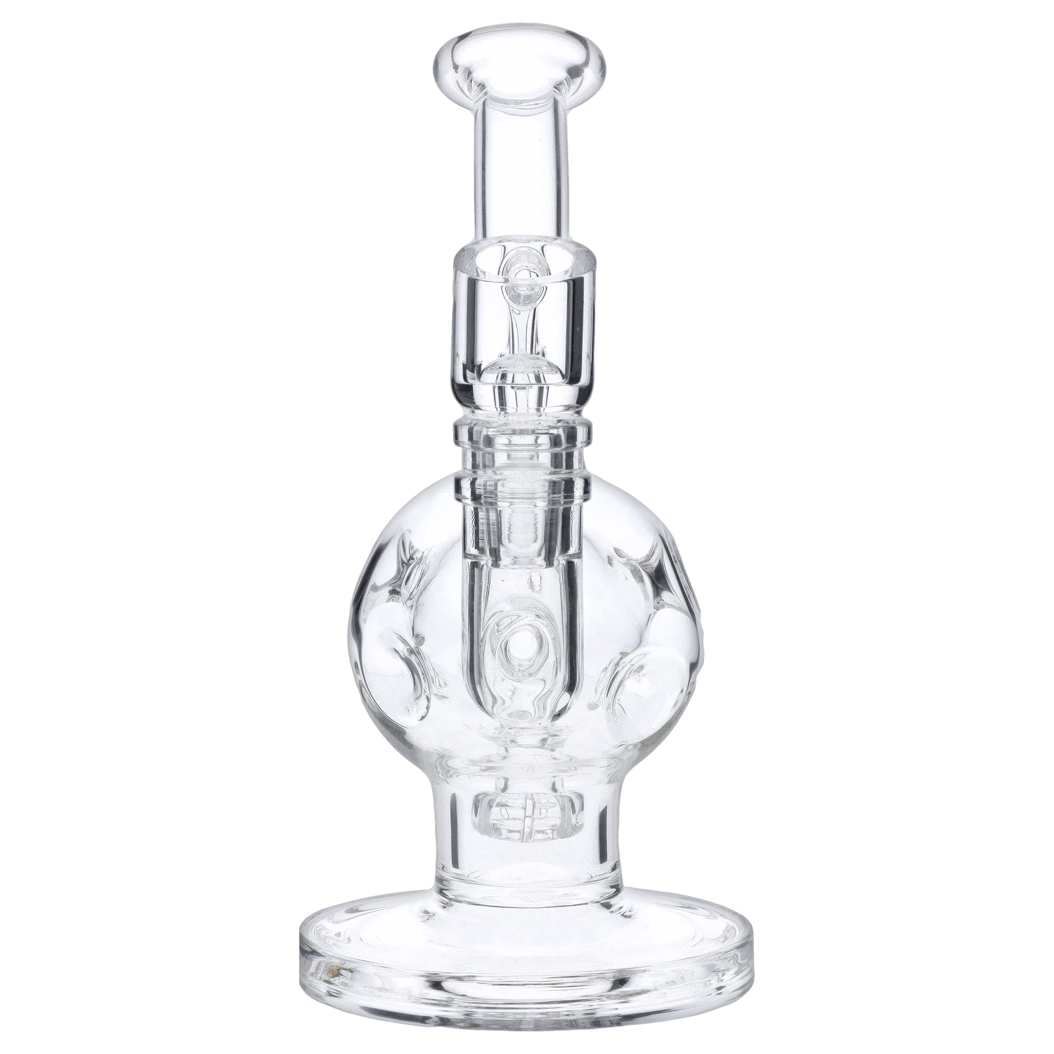 Valiant EACH Valiant VLT Bubbler Rig 7" Clear Quartz Water Pipe Accessories