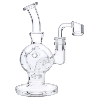 Valiant EACH Valiant VLT Bubbler Rig 7" Clear Quartz Water Pipe Accessories