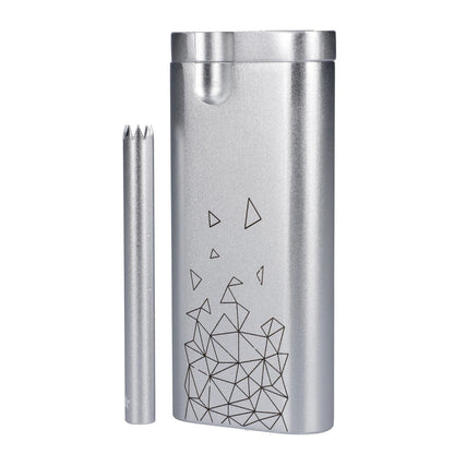 Famous Design Each Famous Design Space Aluminum Dugout - Silver Handpipes