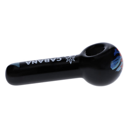 Cabana Canabis Co. The Afterglow Spoon Hand Pipe-Black-5in.