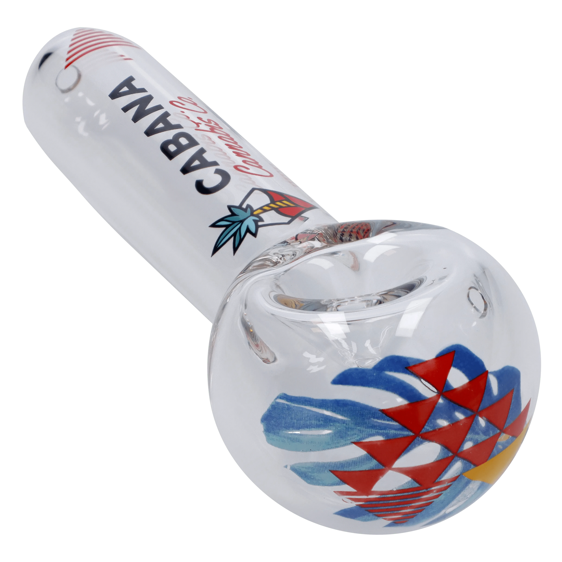 Cabana Cannabis Co. Each Cabana Cannabis Co. The Afterglow 5in Clear Spoon Hand Pipe Handpipes