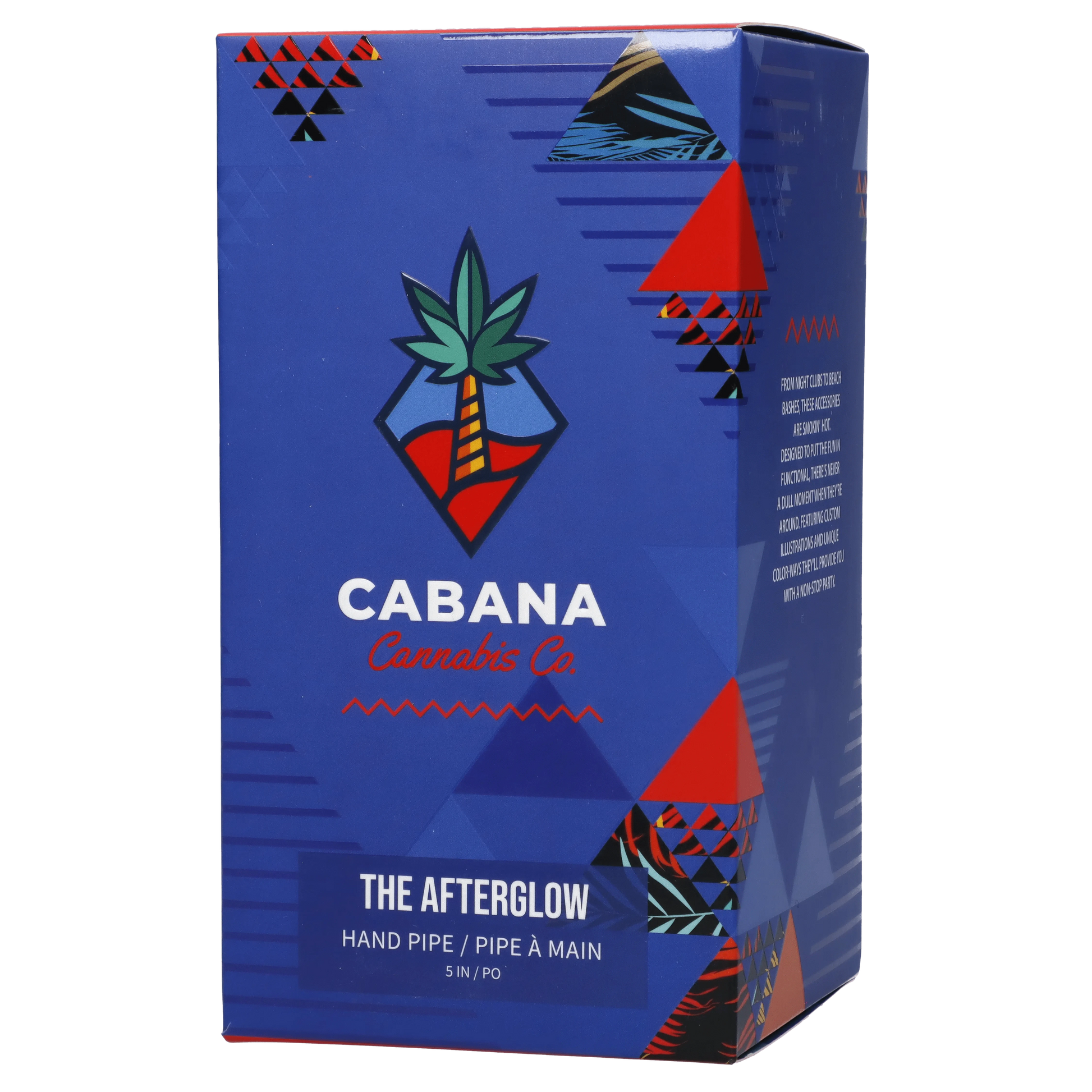 Cabana Cannabis Co. Each Cabana Cannabis Co. The Afterglow 5in Clear Spoon Hand Pipe Handpipes