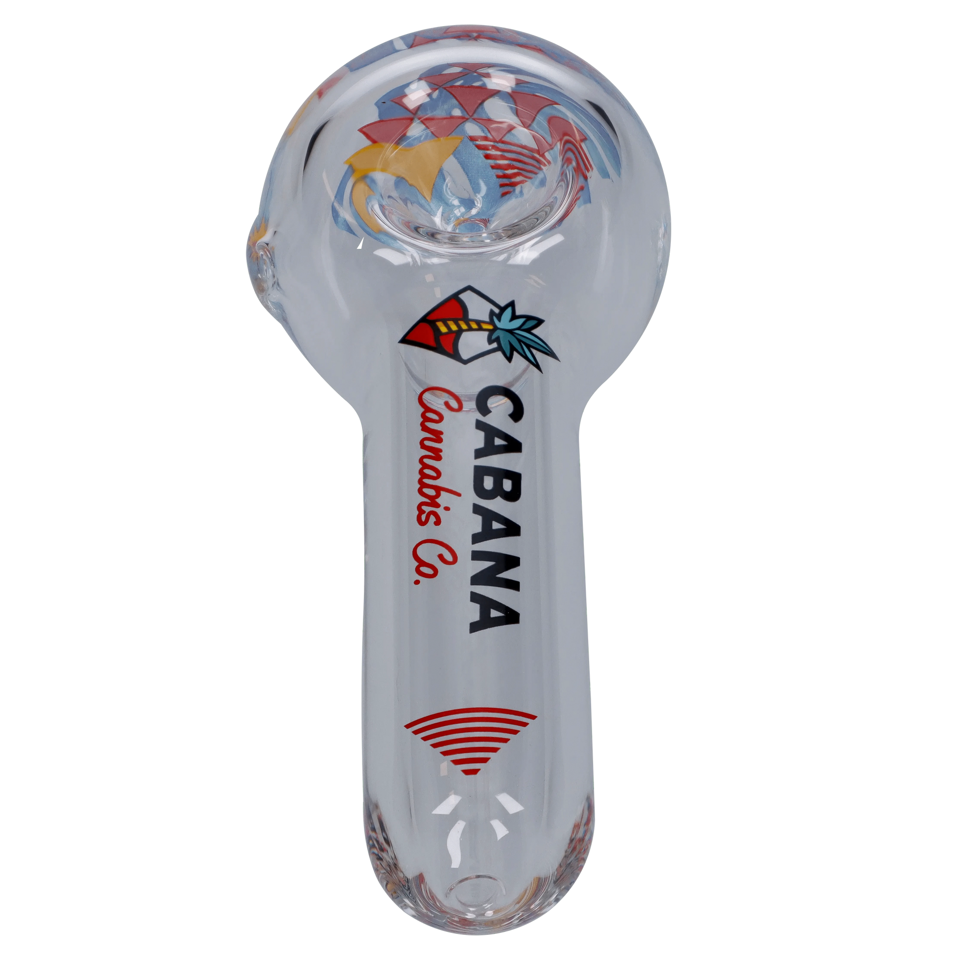 Cabana Cannabis Co. Each Cabana Cannabis Co. The Afterglow 5in Clear Spoon Hand Pipe Handpipes