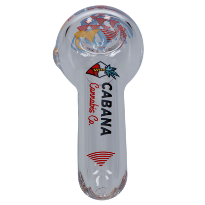 Cabana Cannabis Co. Each Cabana Cannabis Co. The Afterglow 5in Clear Spoon Hand Pipe Handpipes
