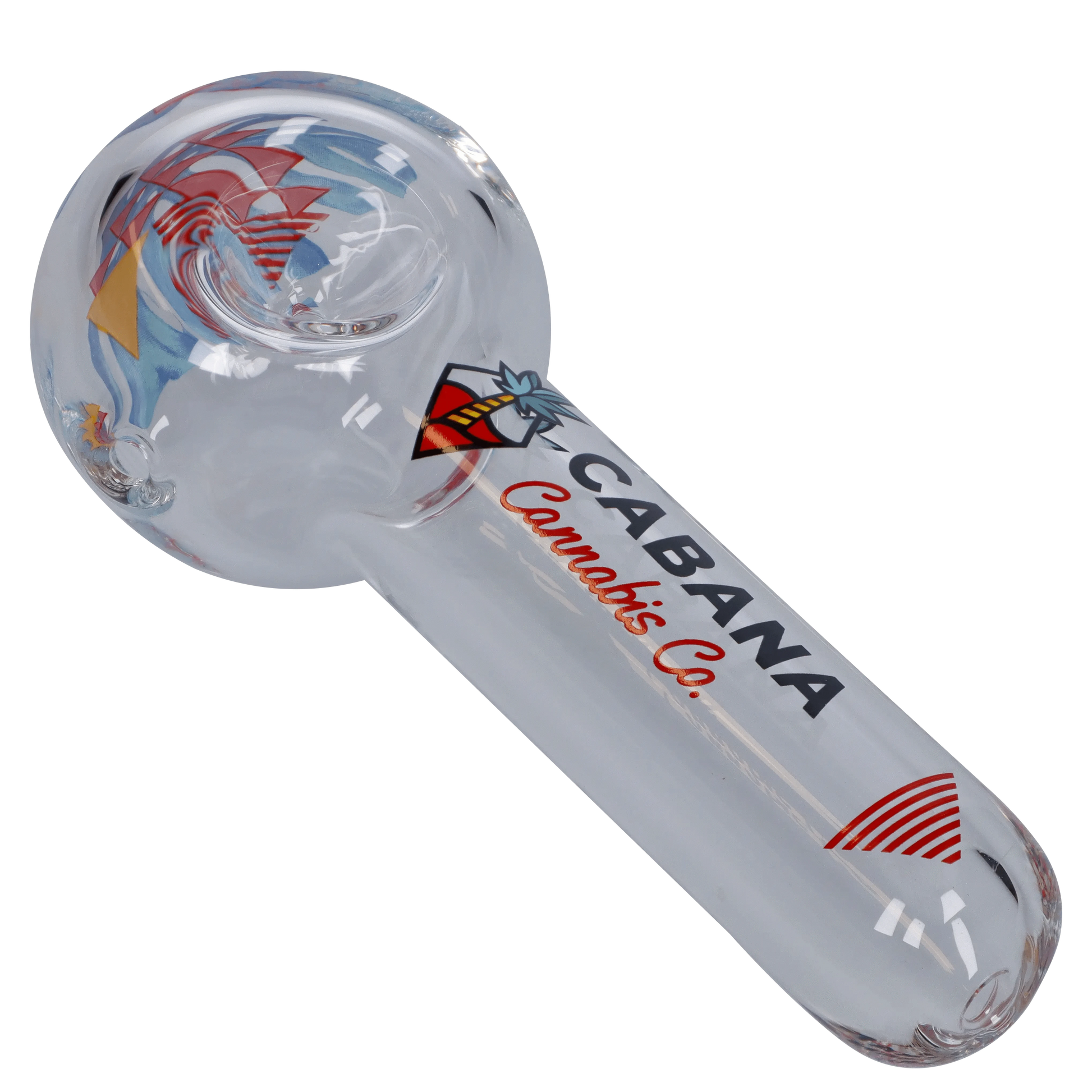 Cabana Cannabis Co. Each Cabana Cannabis Co. The Afterglow 5in Clear Spoon Hand Pipe Handpipes