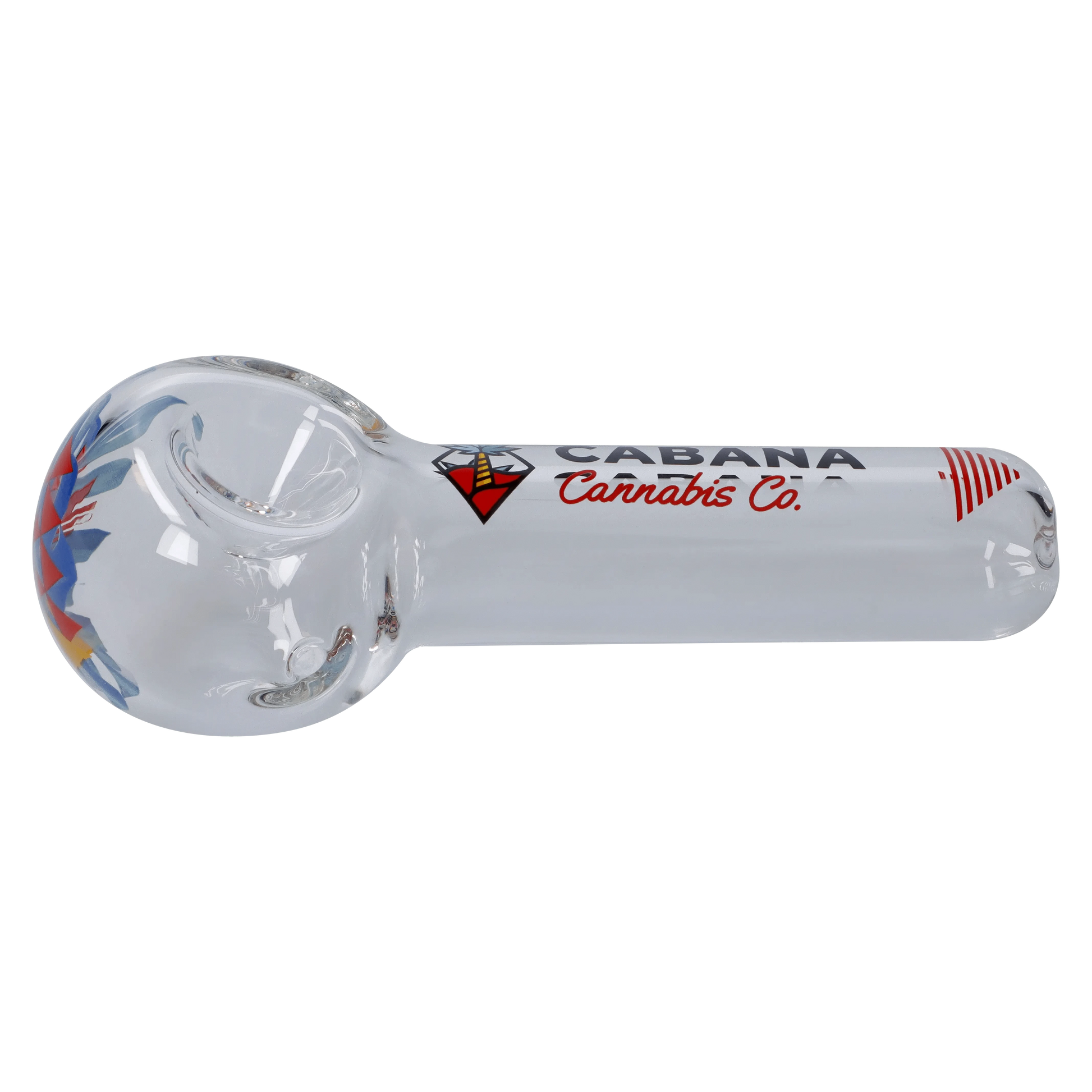 Cabana Cannabis Co. Each Cabana Cannabis Co. The Afterglow 5in Clear Spoon Hand Pipe Handpipes