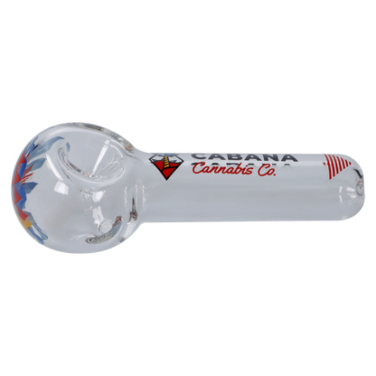 Cabana Cannabis Co. Each Cabana Cannabis Co. The Afterglow 5in Clear Spoon Hand Pipe Handpipes