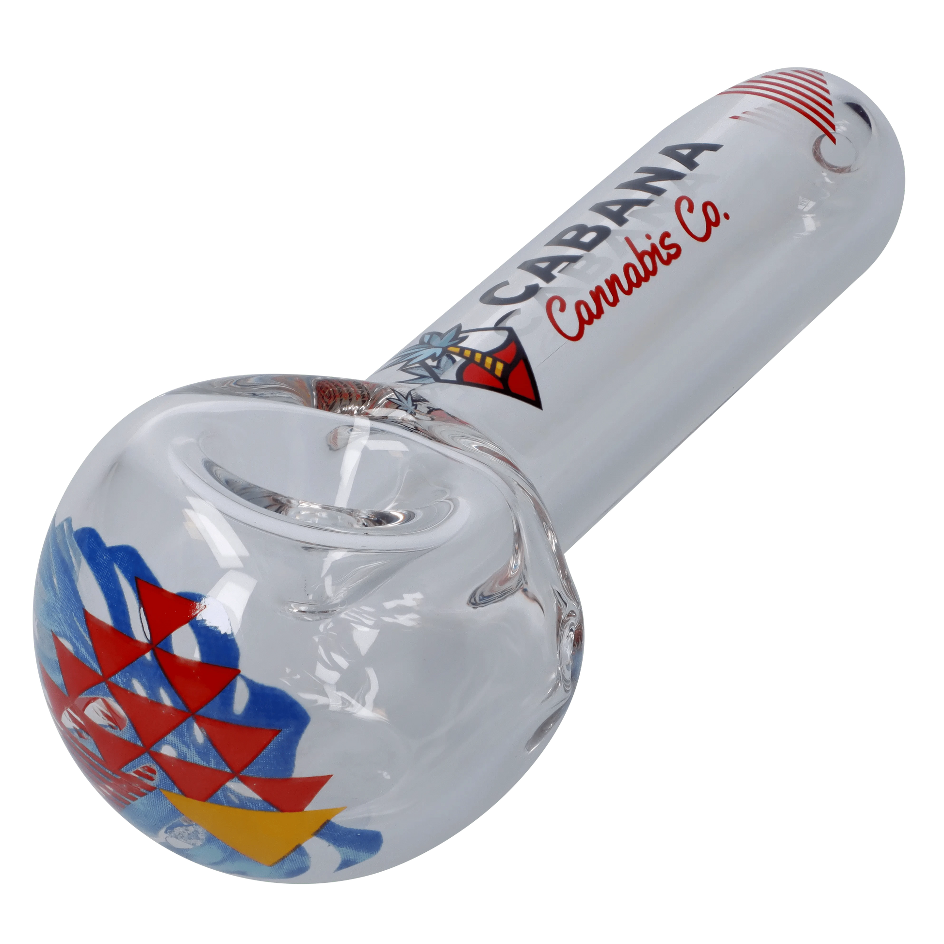 Cabana Cannabis Co. Each Cabana Cannabis Co. The Afterglow 5in Clear Spoon Hand Pipe Handpipes