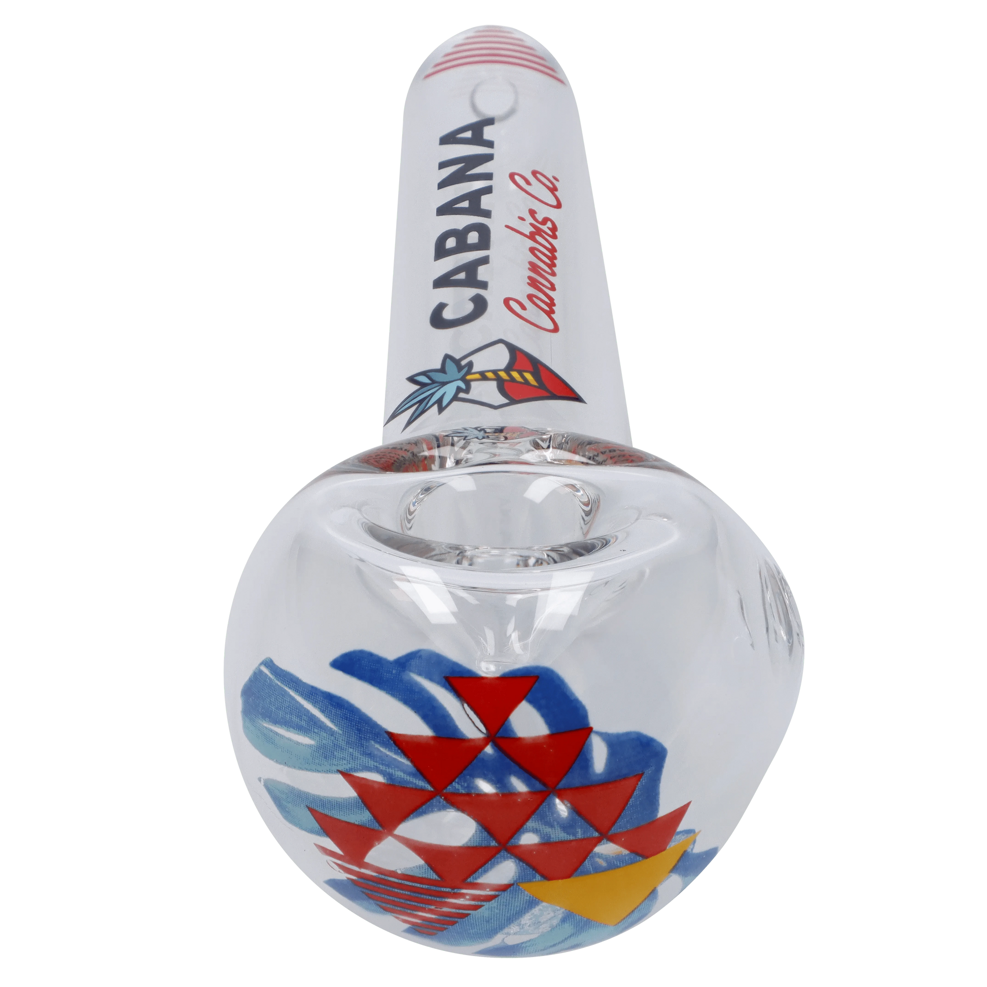 Cabana Cannabis Co. Each Cabana Cannabis Co. The Afterglow 5in Clear Spoon Hand Pipe Handpipes