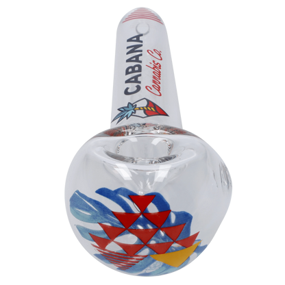 Cabana Cannabis Co. Each Cabana Cannabis Co. The Afterglow 5in Clear Spoon Hand Pipe Handpipes