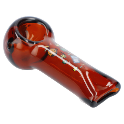 Wido Each Wido GSC Spoon Pipe, Transparent Amber, 4 | Canna Cabana Handpipes