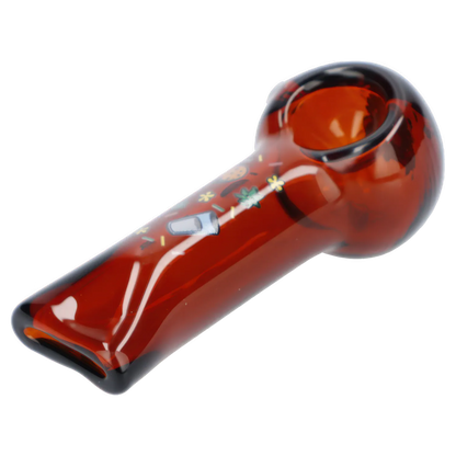 Wido Each Wido GSC Spoon Pipe, Transparent Amber, 4 | Canna Cabana Handpipes
