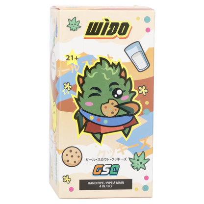 Wido Each Wido GSC Spoon Pipe, Transparent Amber, 4 | Canna Cabana Handpipes