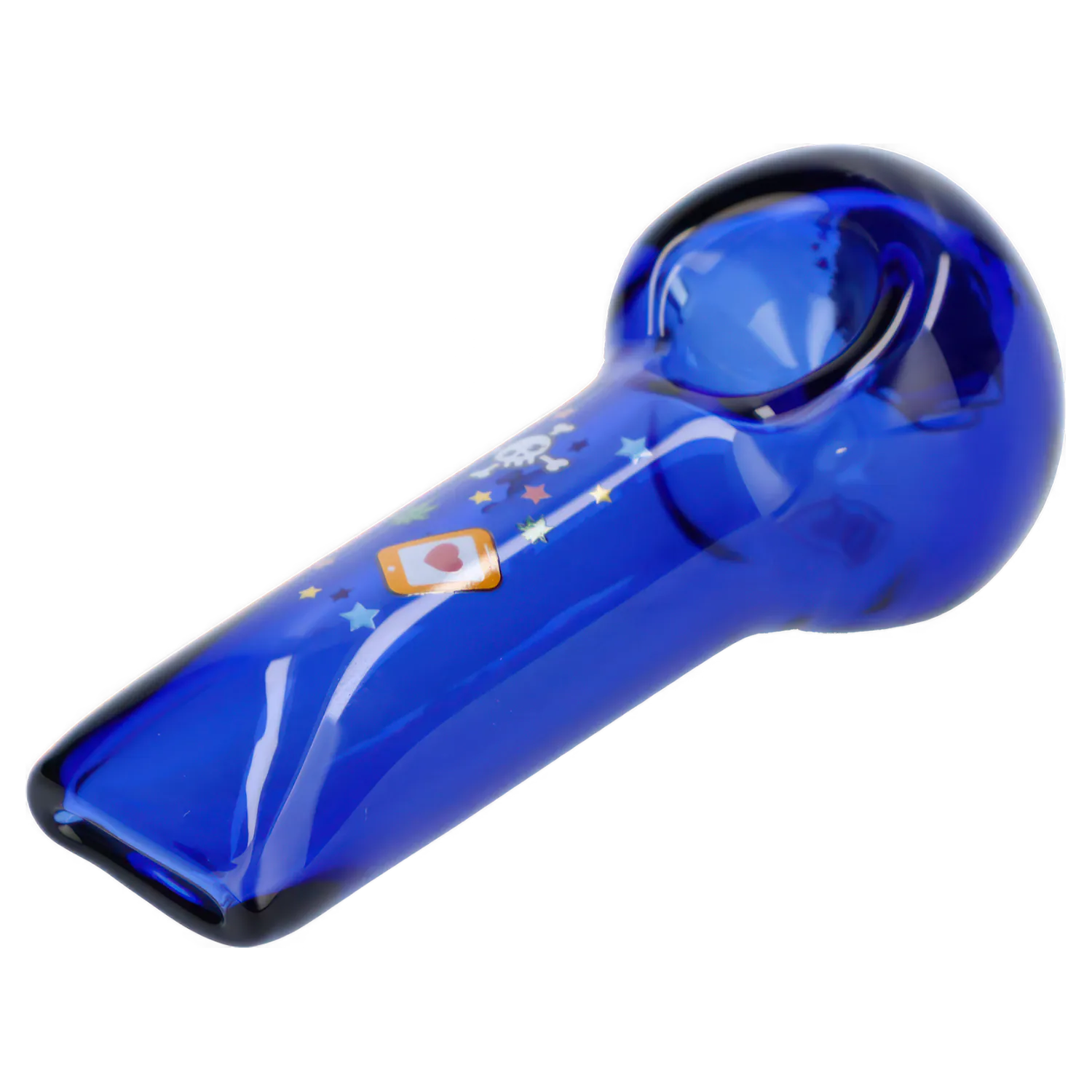 Wido Each Wido Blue Dream Spoon Pipe - Transparent Blue - 4in Handpipes