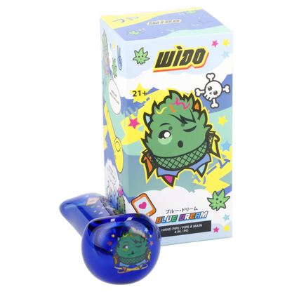 Wido Each Wido Blue Dream Spoon Pipe - Transparent Blue - 4in Handpipes