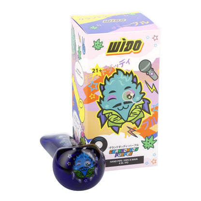 Wido Each Wido Granddaddy Purple Glass Spoon Pipe | Canna Cabana Handpipes