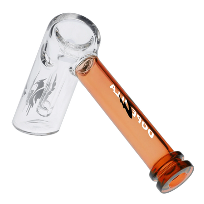 Dopezilla Each Dopezilla Phoenix Amber 5in Glass Hammer Bubbler Pipe Handpipes