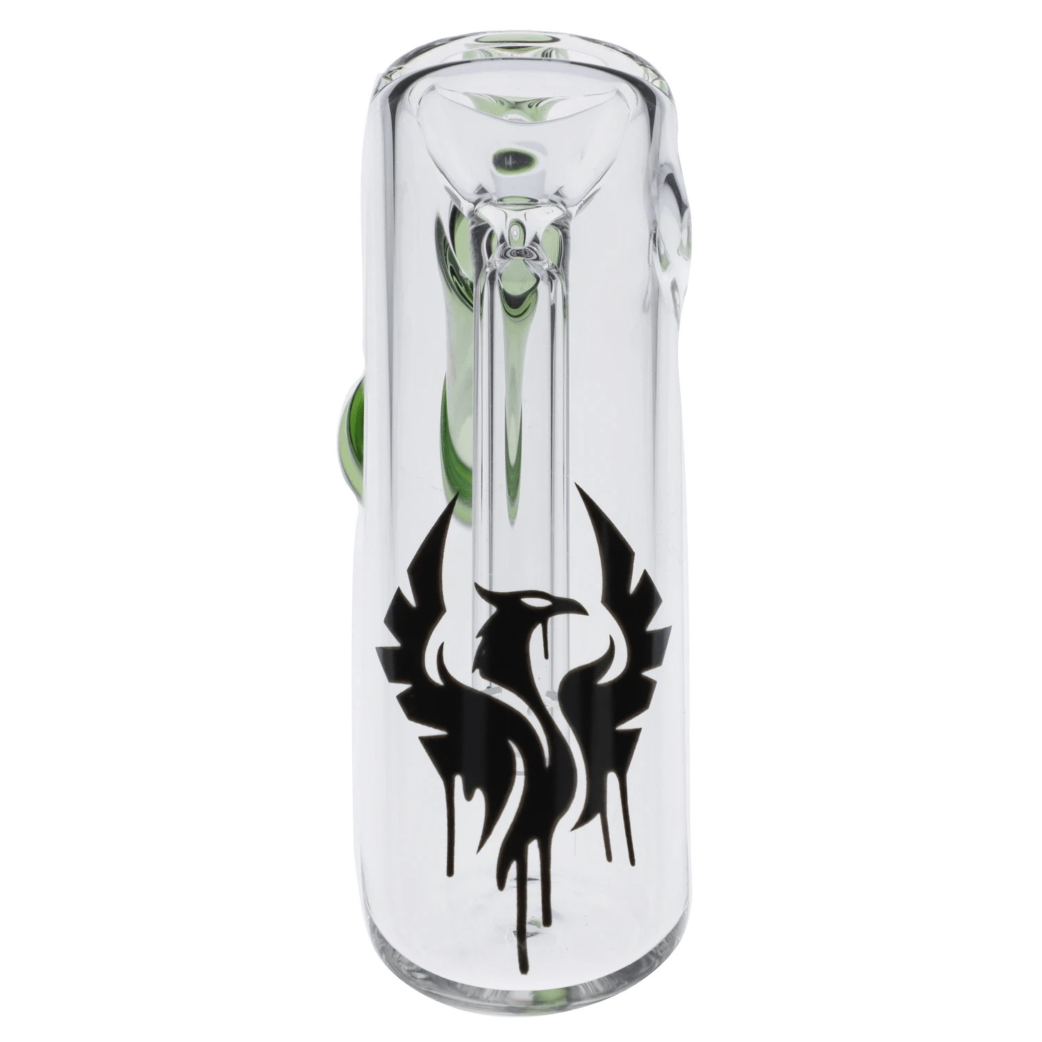 Dopezilla Each Dopezilla Phoenix Bubbler, 5in Green Glass Pipe Handpipes