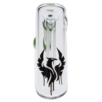 Dopezilla Each Dopezilla Phoenix Bubbler, 5in Green Glass Pipe Handpipes