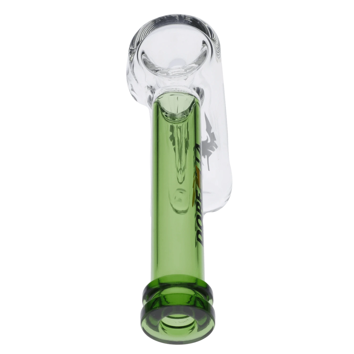 Dopezilla Each Dopezilla Phoenix Bubbler, 5in Green Glass Pipe Handpipes