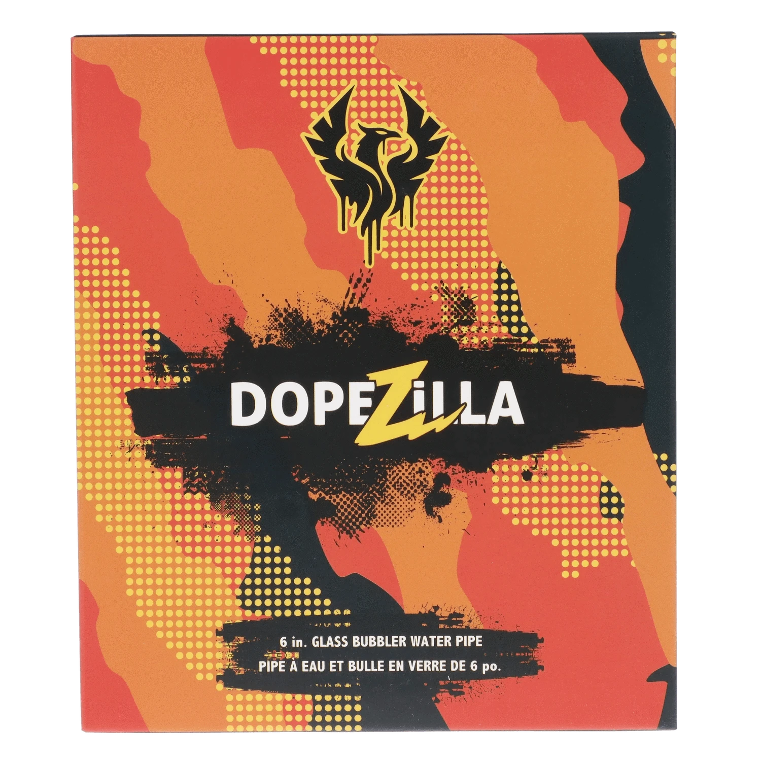 Dopezilla Each Dopezilla Phoenix Bubbler - Transparent Glass Handpipes