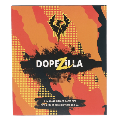 Dopezilla Each Dopezilla Phoenix Bubbler - Transparent Glass Handpipes