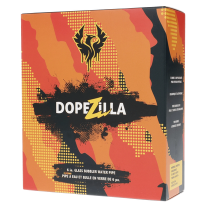 Dopezilla Each Dopezilla Phoenix Bubbler - Transparent Glass Handpipes