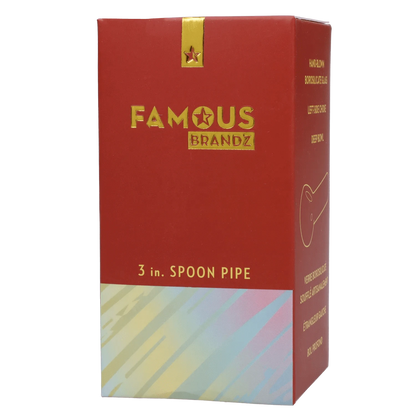 Famous Design Each Famous Design Crystal Fumed Spoon Hand Pipe | Canna Cabana Handpipes