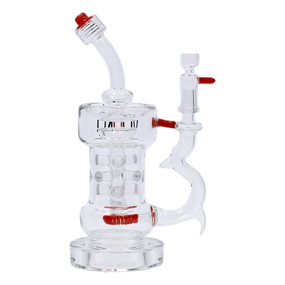 Vodka Each Vodka Icy Thunder Glass Water Pipe, 8.5in, Red Bongs