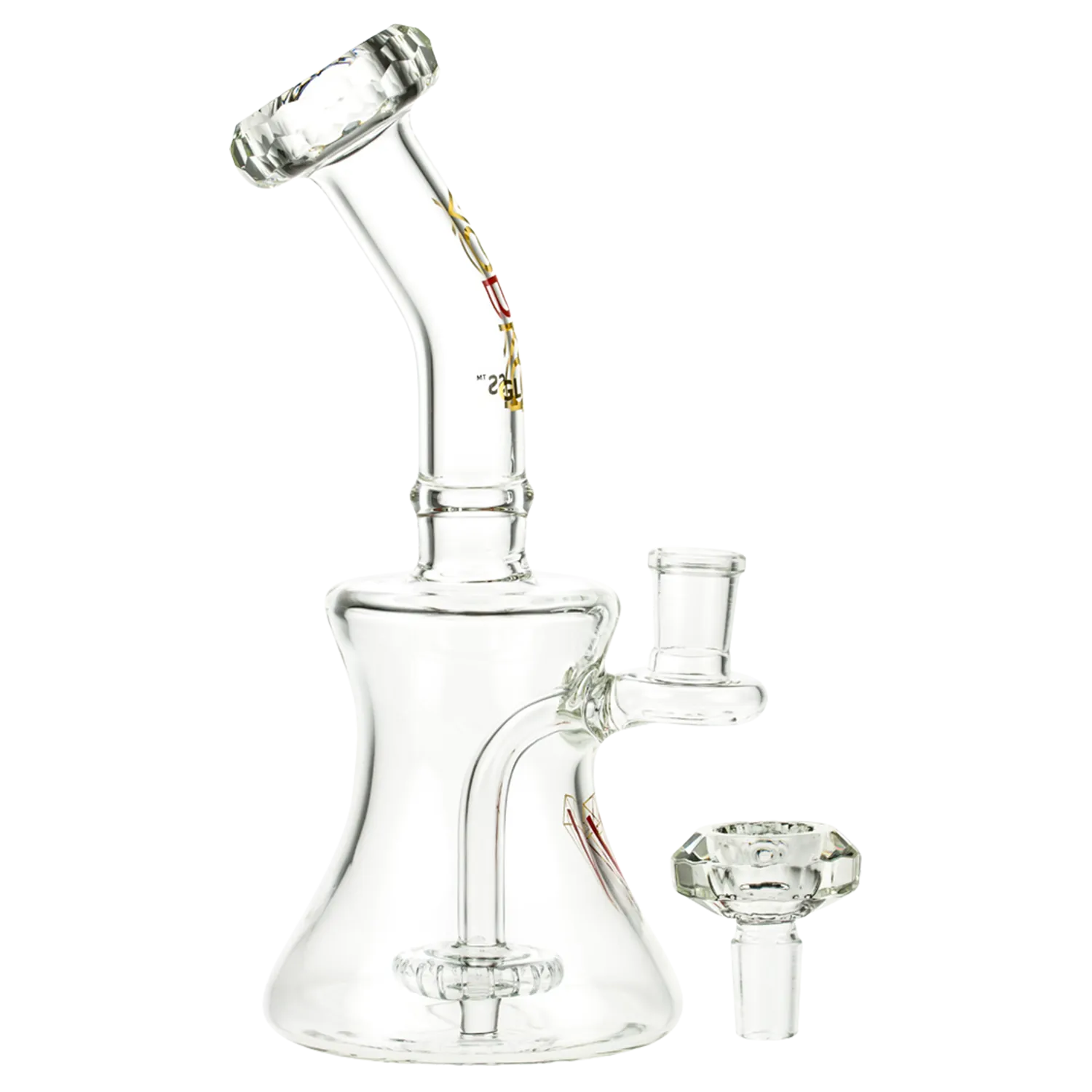 Vodka Each Vodka Water Pipe Prosecco Clear 14.4 bowl-10in Bongs