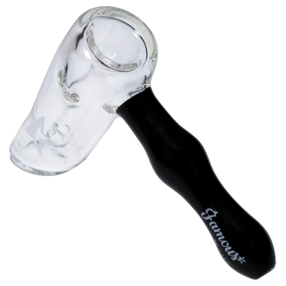 Famous X Each Famous X Straight Hammer Bubbler 6" Glass Bubbler Handpipes