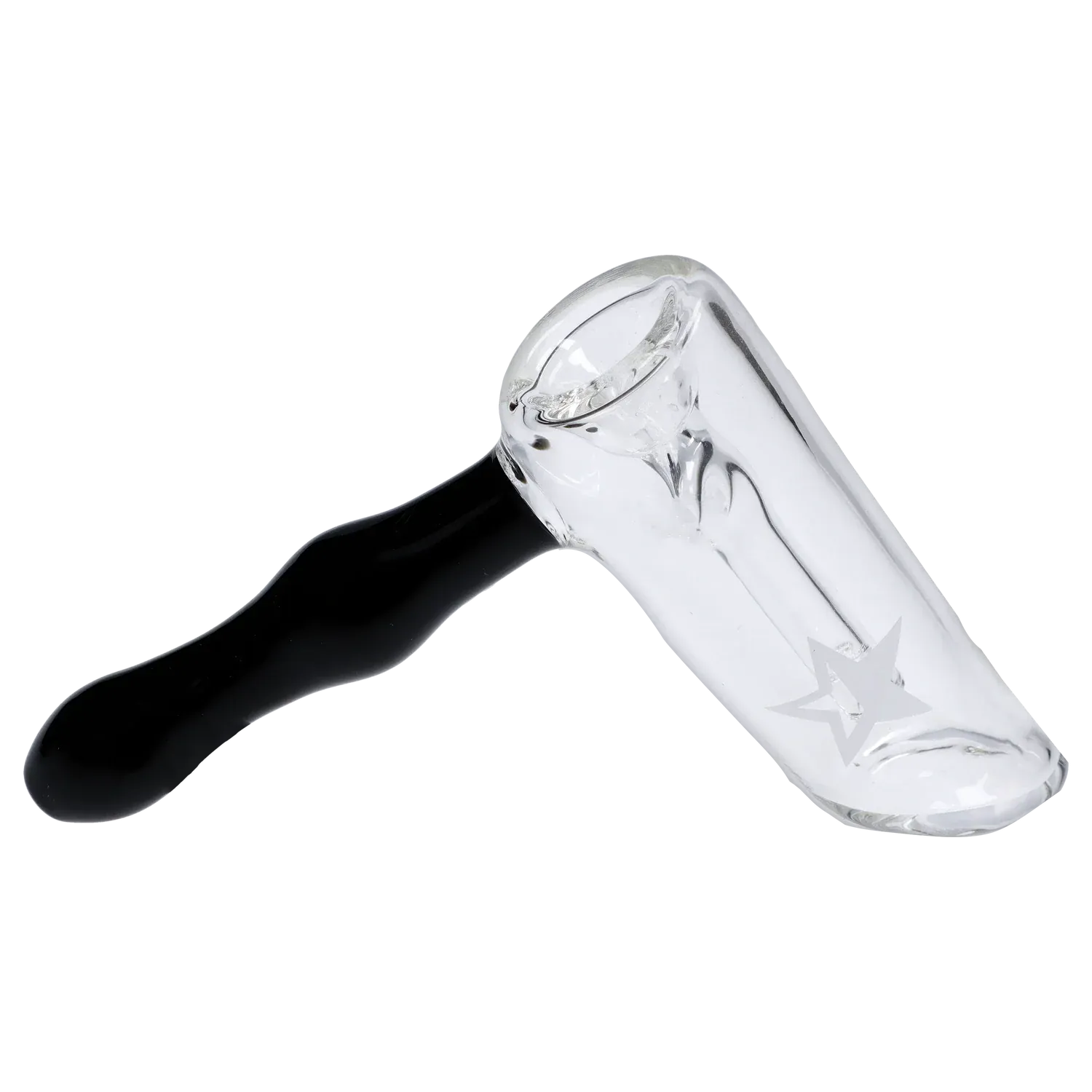 Famous X Each Famous X Straight Hammer Bubbler 6" Glass Bubbler Handpipes