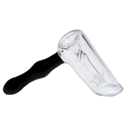 Famous X Each Famous X Straight Hammer Bubbler 6" Glass Bubbler Handpipes