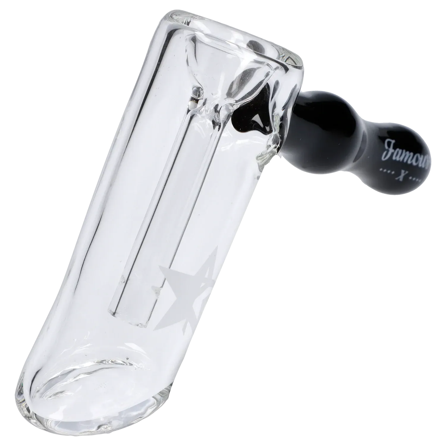 Famous X Each Famous X Straight Hammer Bubbler 6" Glass Bubbler Handpipes